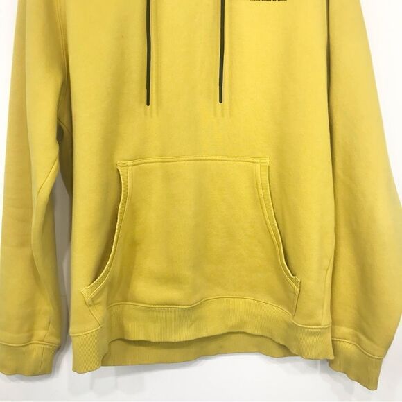Alphalete Yellow Black Hooded Pullover Sweatshirt - Picture 8 of 13
